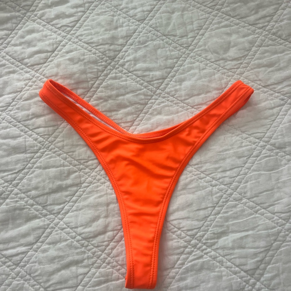 Vibrant Orange Bikini Bottom